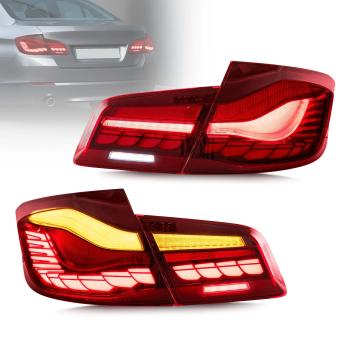 Voll LED Rückleuchten für BMW F10 Limousine 2010-2016 Rot in OLED Technik