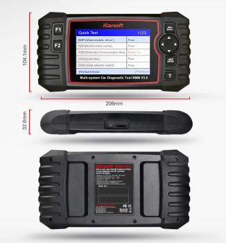 iCarsoft V3.0 für BMW Mini Rolls Royce OBD Diagnose Öl Service Rückstellung