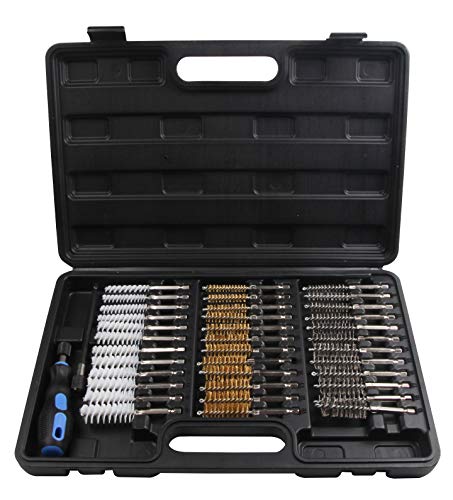 Drahtbürste für Bohrmaschine 38 Bürsten Set Rundbürste Messing Reinigungsbürste