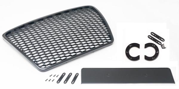 Sportgrill Frontgrill Kühlergrill  Passend für Audi A6 4F Facelift Grill Schwarz Glanz