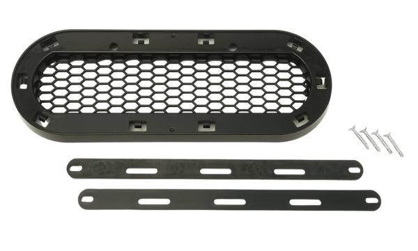 Sportgrill Frontgrill Kühlergrill Wabengrill Passend für Audi A5 S5 Waben-Grill ohne Emblem 07-11 Typ B8 mit Emblemhalter