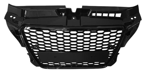 Sportgrill Frontgrill Kühlergrill Wabengrill  Passend für Audi A3 8P Grill mit PDC 08-13