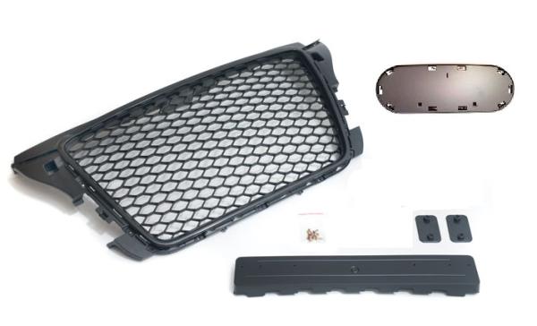 Sportgrill Frontgrill Kühlergrill Wabengrill Passend für Audi A3 8P Grill ohne PDC 08-13