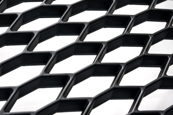 Passend für Audi A6 4F Facelift Kühlergrill Wabengrill Front Grill Meshgrill
