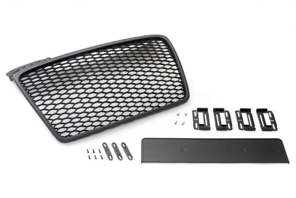 Passend für Audi A4 B7 04-09 Waben Grill Kühlergrill Front Grill + Simple Fix