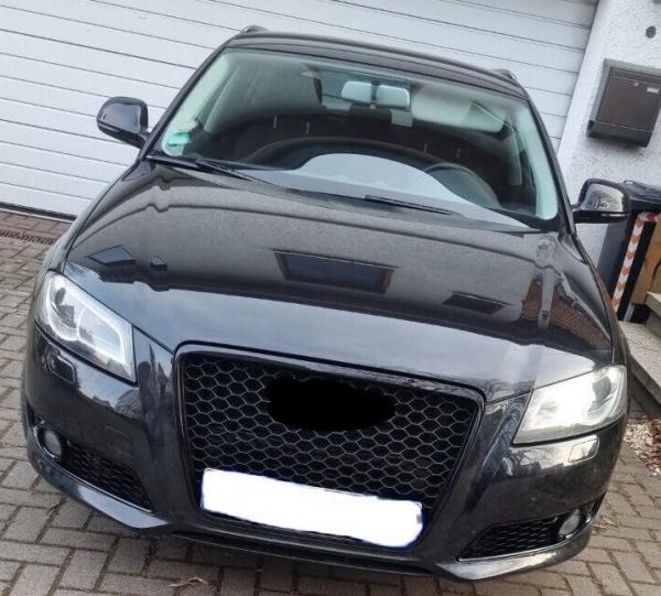 Kühlergrill Front Waben-Grill Lüftungsgitter passend für Audi A3 8P 08-13