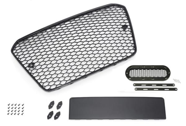 Sportgrill Frontgrill Kühlergrill Wabengrill Passend für Audi A5 S5 12-16 Wabengrill mit Emblemhalter