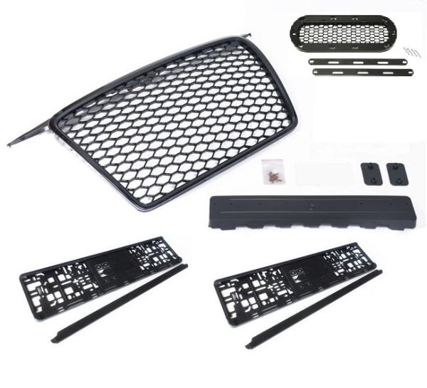 Passend für Audi A3 8P Grill 05-08 mit Emblemhalter