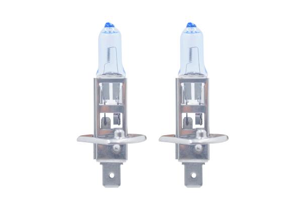 2er Set H1 55W Xenon Style Look Lampen Weiß Halogen Birnen Autolampe GLÜHBIRNEN