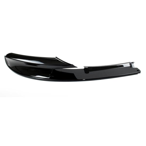 Frontspoilerlippe Frontflap Spoiler Splitter schwarz glänzend+ABE+ passend für F30, F31 10/2011-2019 (nur für M-Paket)
