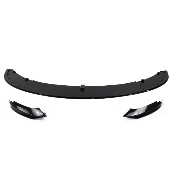 Frontspoiler Ansatz Lippe Stossstange Sport Performance +ABE+schwarz glänzend 3-teilig, passend für F32 passend für BMW 4er F32/ F33/ F36, 2013-2021