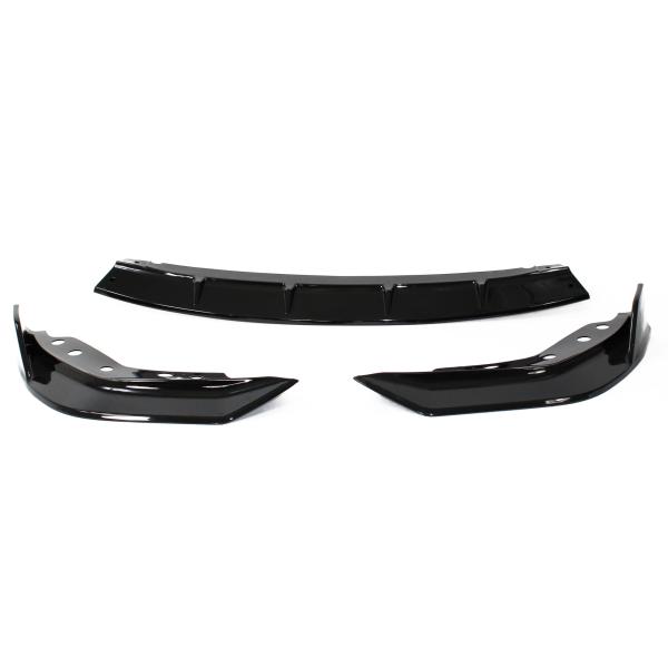 Frontspoiler Ansatz Lippe Stossstange Sport Performance +ABE+schwarz glänzend 3-teilig,  für BMW 3er, G20, G21 2019-
