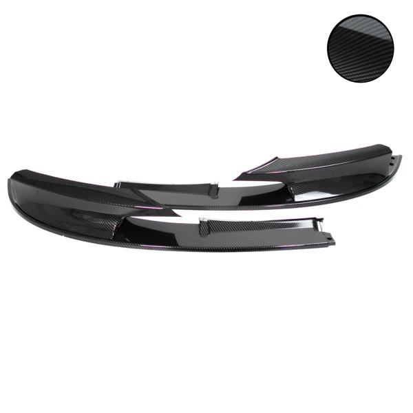 Frontspoiler Frontspoilerlippe Frontflap Spoiler Splitter Carbon Optik, 2-teilig+ABE+ für BMW F30, F31, 10/2011-2019  (nur für M-Paket)