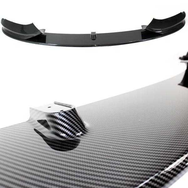 Frontspoiler Ansatz Lippe Stossstange Sport Performance +ABE+ Carbon Optik 3-teilig, für BMW 4er F32/ F33/ F36, 2013-2021
