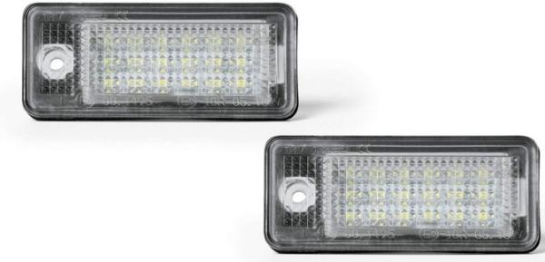 Beleuchtung LED Kennzeichenbeleuchtung Audi A3 8P A4 B6 B7 A5 A6 4F Q7 SET