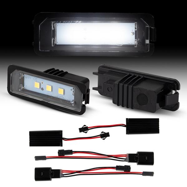 LED Kennzeichenbeleuchtung kompatibel mit Seat Leon (Typ 5F) - BJ ab 09/2012>