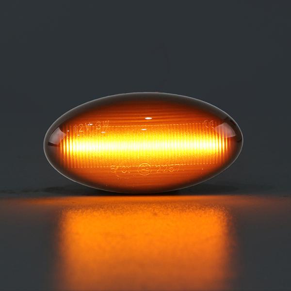 Led Seitenblinker schwarz kompatibel mit Citroen C1 C2 C3 C4 Cactus C5 C6