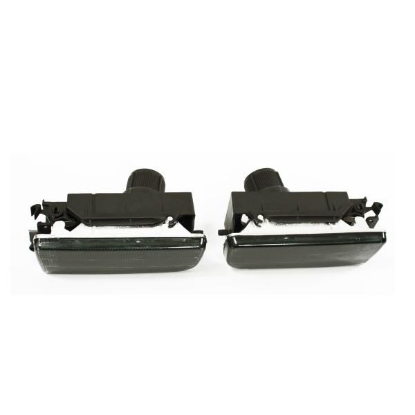 Nebelscheinwerfer Satz Schwarz smoke geriffelt passt für alle E36 passend für BMW E36, 1990-2000