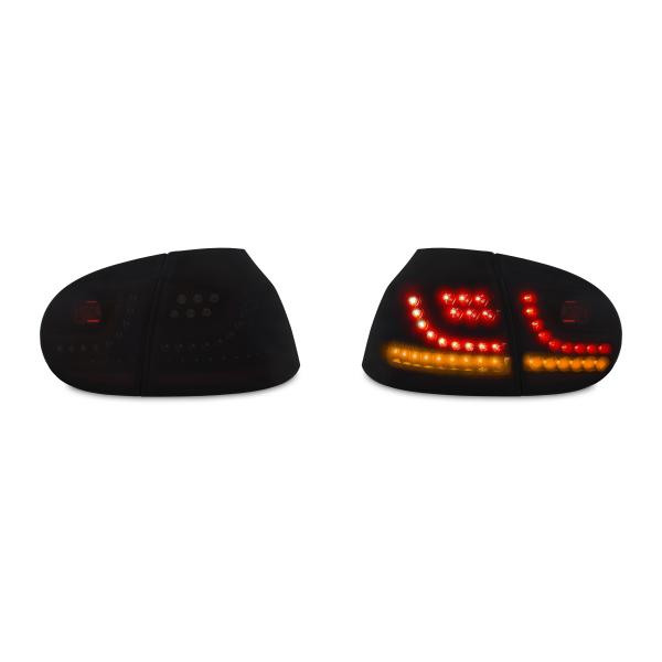 New Design LED Rückleuchten schwarz mit Dynamik Blinker passend für VW Golf 5 Bj. 03 - 08