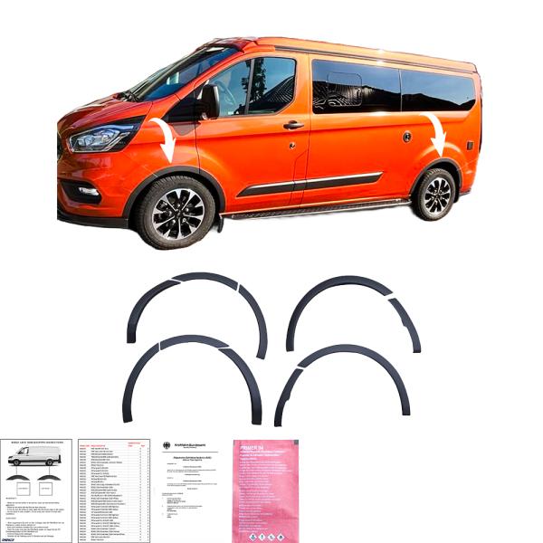 Radlaufschutz Radlaufleisten kompatibel mit FORD Transit Custom ab 2018 bis 2023