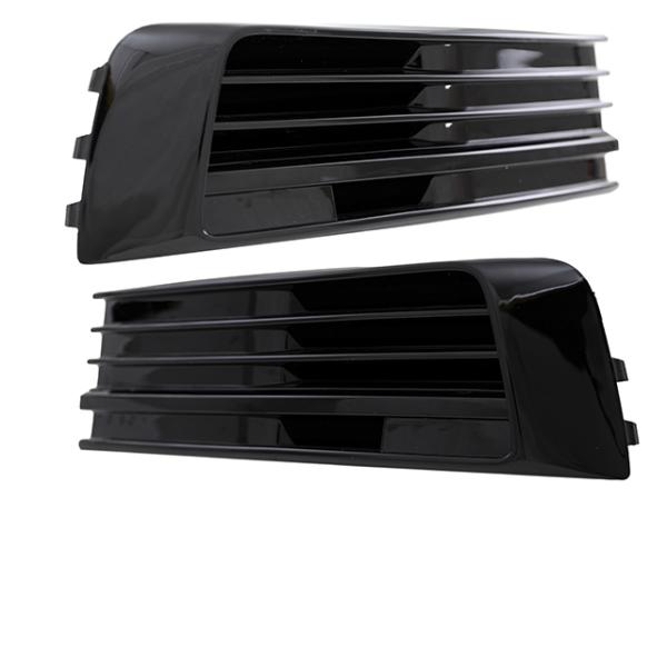 Gitter Grill Set Einsatz Stoßstange vorne Hochglanz Schwarz für VW T6 2015-2019