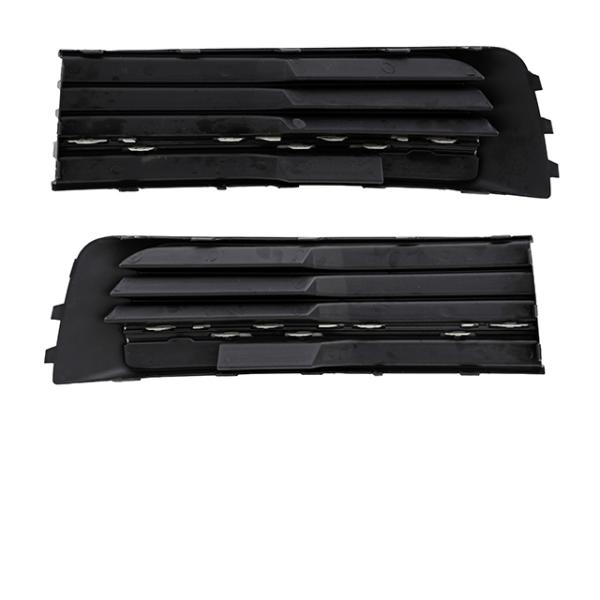 Gitter Grill Set Einsatz Stoßstange vorne Hochglanz Schwarz für VW T6 2015-2019