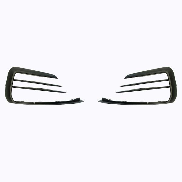 3 teiliges Stoßstangengitter Schwarz Glanz passend für VW Golf 7 GTI GTD Set