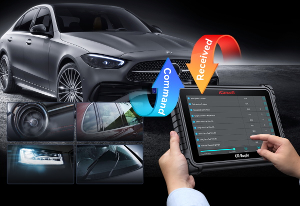 iCarsoft CR Eagle Profi Multi Marken Diagnose Tester alle Steuergeräte Service