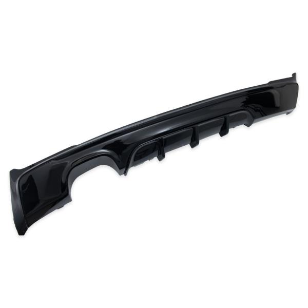 Heckansatz Heckspoiler Diffusor für BMW F22 Coupe F23 Cabrio für M-Paket 2-Rohr