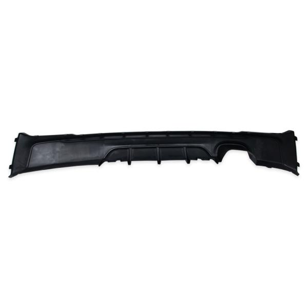 Heckansatz Heckspoiler Diffusor für BMW F22 Coupe F23 Cabrio für M-Paket 2-Rohr