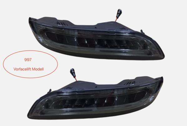 Für Porsche 997 911 04-08 LED Frontblinker Blinker LED Nebelscheinwerfer SMOKE
