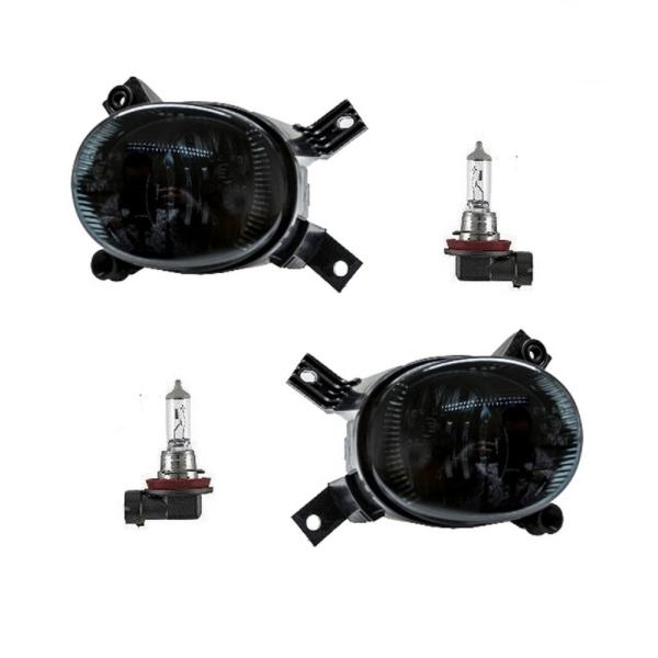Set Nebelscheinwerfer Smoke Schwarz +H11 passt für Audi A3 8P 03-12 A4 8E B7 04-