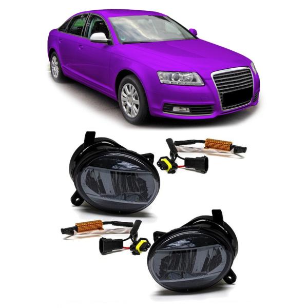 VOLL LED Nebelscheinwerfer Smoke Set für Audi Q5 8R alle Modelle ab 2008