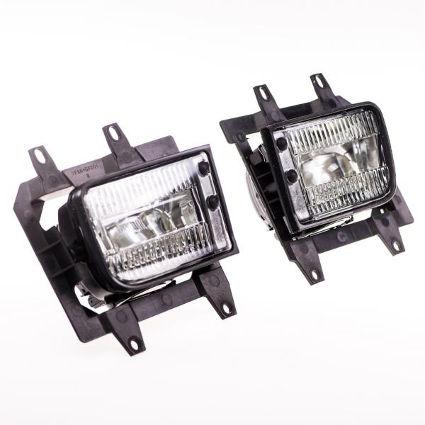 Nebelscheinwerfer SET Klarglas + H3 Birnen für BMW E30 Facelift ab 1987