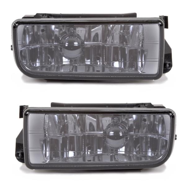 Set Nebelscheinwerfer Schwarz Smoke Rauchglas passt für alle Typen BMW E36 91-99