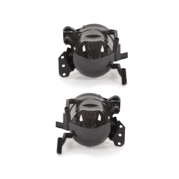 Klarglas Nebelscheinwerfer Set NSW Schwarz für BMW E60 E61 E90 E91 E63 E64