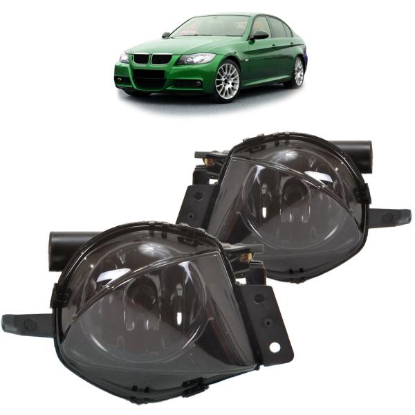 Nebelscheinwerfer SET Nebellampen Smoke passt für BMW 3er E90 E91 ab 2005-2008
