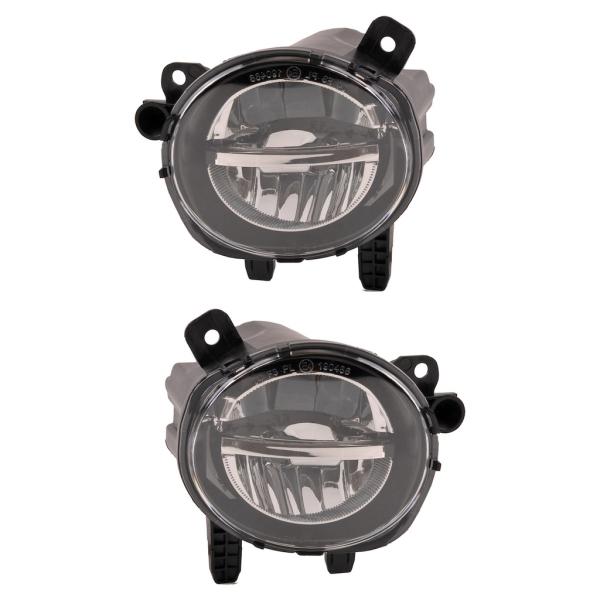 Set LED Nebelscheinwerfer Klarglas kompatibel mit BMW 3er F30/F31/F34/F35 und  4er F32/F33/F36 alle Modelle