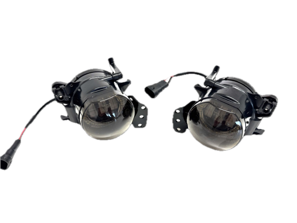 LED Nebelscheinwerfer Set für BMW 5er E60 / E61 03-10 schwarz/rauch (für M-Stoßstangen/M-Paket)