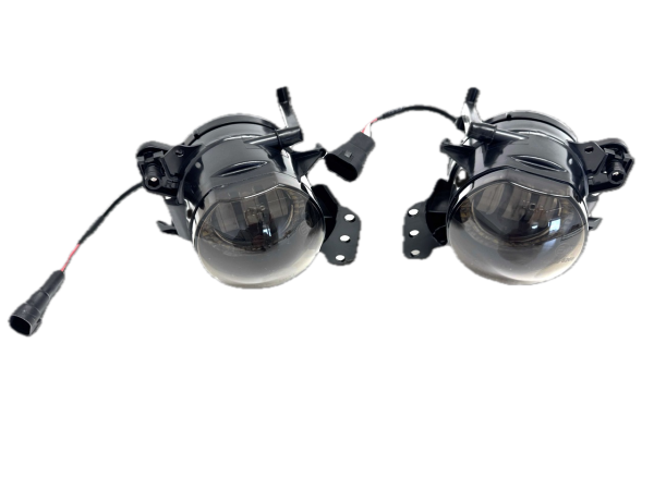 LED Nebelscheinwerfer Set für BMW 5er E60 / E61 03-10 schwarz/rauch (für M-Stoßstangen/M-Paket)