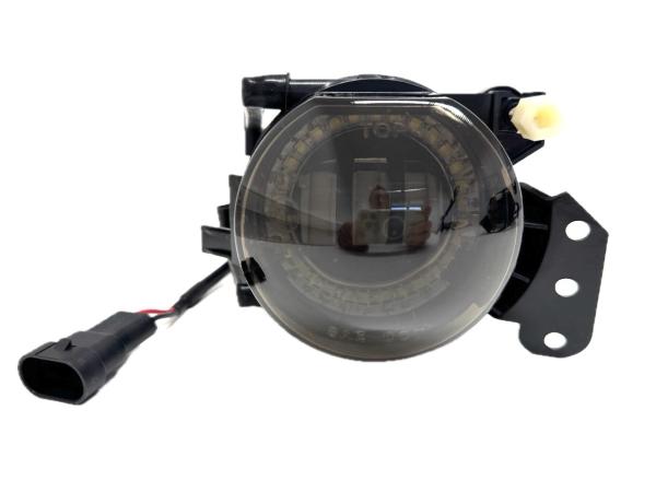 LED Nebelscheinwerfer Set für BMW 5er E60 / E61 03-07, 3er E90 / 91 04-12, 3er E46 Coupe/Cabrio 03-07 schwarz/rauch