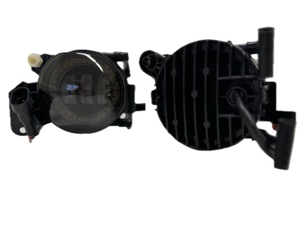 LED Nebelscheinwerfer Set für BMW 5er E60 / E61 03-07, 3er E90 / 91 04-12, 3er E46 Coupe/Cabrio 03-07 schwarz/rauch