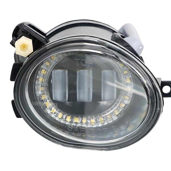 LED Nebelscheinwerfer Set für BMW 5er E39 95-04 , 3er E46 Coupe/Cabrio/Lim/Touring 98-07 schwarz/klar (M-Paket)