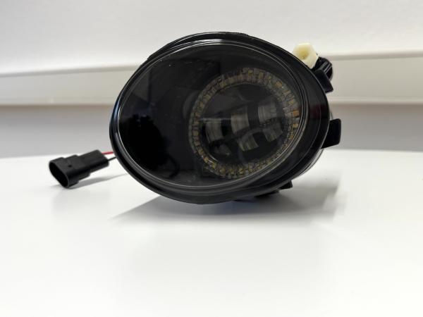 LED Nebelscheinwerfer Set für BMW 5er E39 95-04 , 3er E46 Coupe/Cabrio/Lim/Touring 98-07 schwarz/rauch (M-Paket)