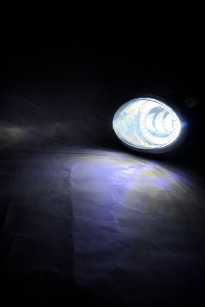 LED Nebelscheinwerfer Set für BMW 5er E39 95-04 , 3er E46 Coupe/Cabrio/Lim/Touring 98-07 schwarz/rauch (M-Paket)