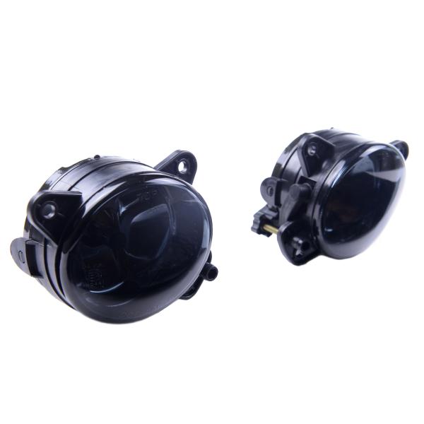 SET Klarglas HB4 Nebelscheinwerfer Schwarz Smoke für VW Touareg (7L)