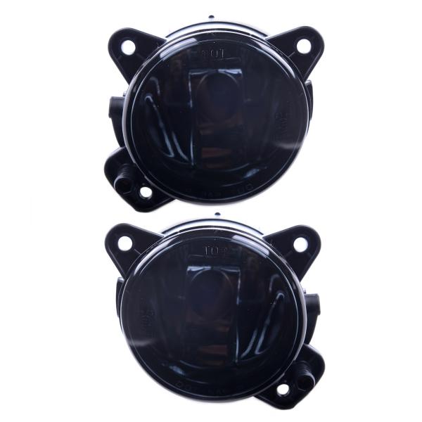 SET Klarglas HB4 Nebelscheinwerfer Schwarz Smoke für VW Touareg (7L)