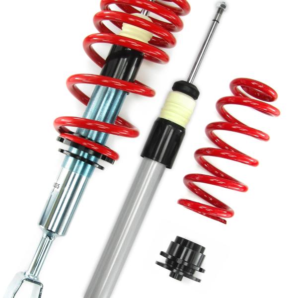 Redline Gewindefahrwerk passend für A4 B6 und B7 (8e) Avant, Cabrio und Quattro 1.8T, 1.9TDi, 2.5TDi, 3.0, 3.0TDi, 3.2 FSI, außer Fahrezuge mit Niveauregulierung oder Sport-Paket