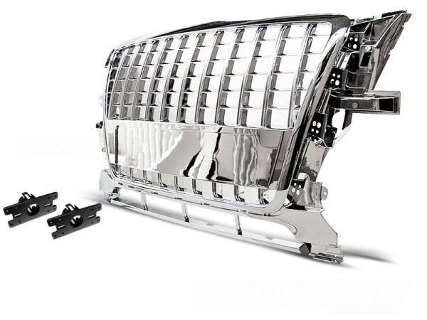Sportgrill / Kühlergrill für Audi Q5 8R 08-12 chrom
