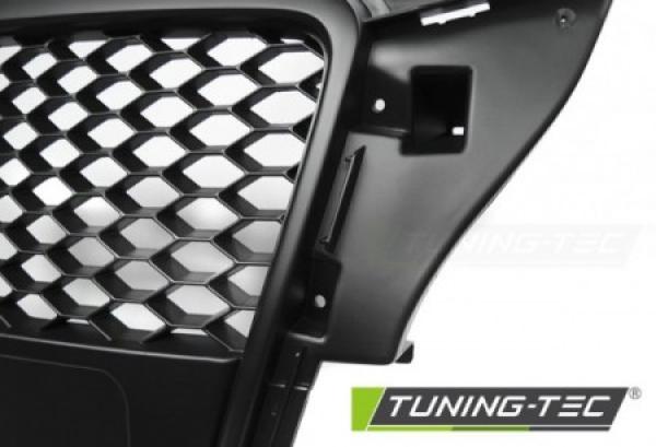 Sportgrill / Kühlergrill kompatibel mit Audi A3 8P Facelift 08-12 matt schwarz in Wabendesign